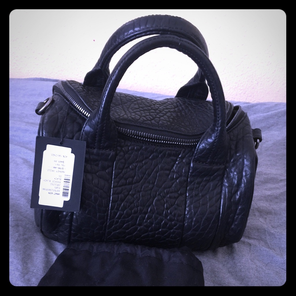 Alexander Wang Rockie Bag w/ Silver Rhodium bottom